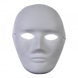 Kağıt Maske Büyük Yüz 25cmx19cm